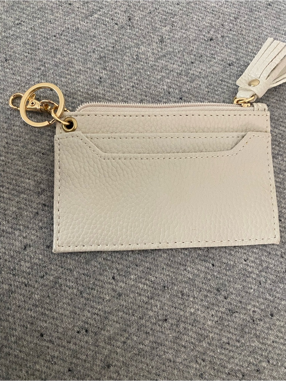 Small Wallet/coin purse with Tassel and Keyring